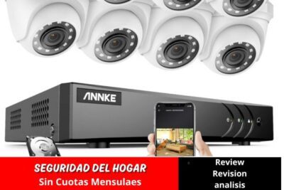 ANNKE Kit Camaras de Vigilancia 8CH DVR 3K Lite H.265 DVR con HDD 1TB de Vigilancia