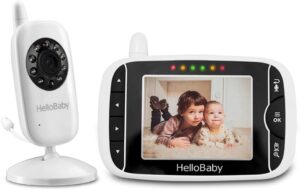 HelloBaby HB32 Vigilabebes Monitor Inalambrico de Video con Camara Digital