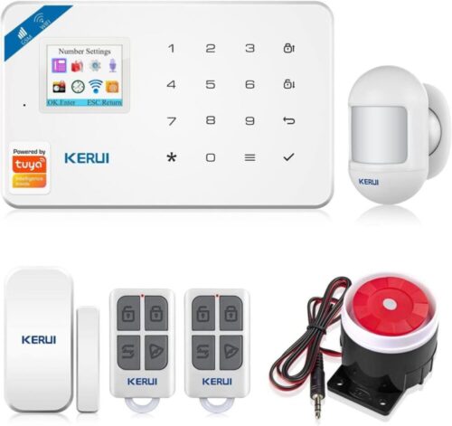 KERUI Alarmas para Casa 2G/4G GSM 2.4GHz WIFI