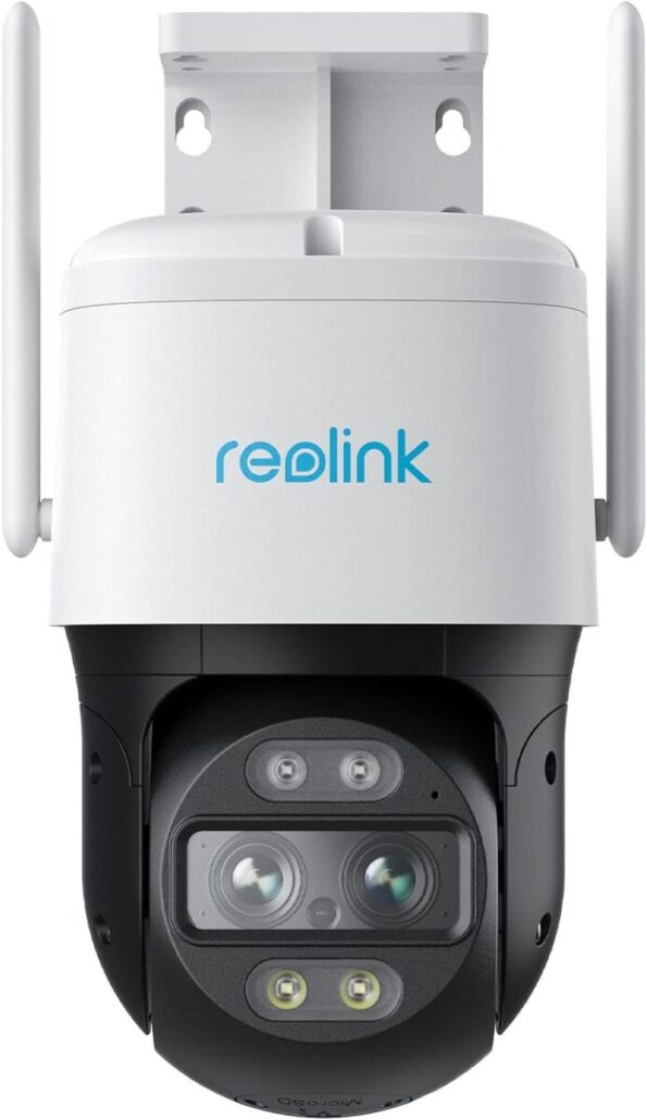 Reolink 4K PTZ Camara Vigilancia WiFi Exterior con Doble Lente
