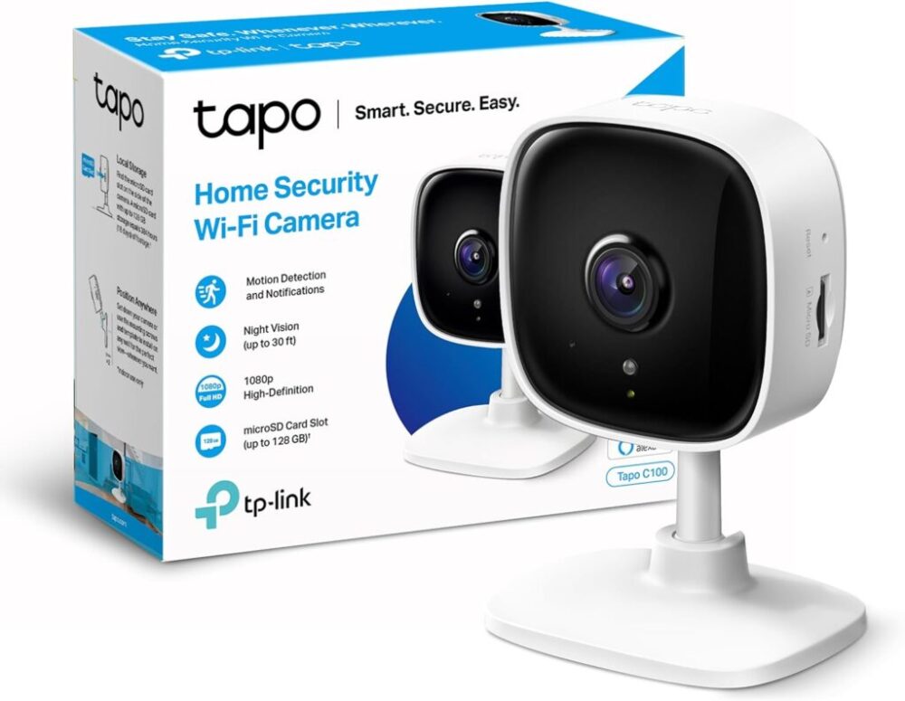 TP-Link TAPO - 1080P Cámara Vigilancia WiFi Interior
