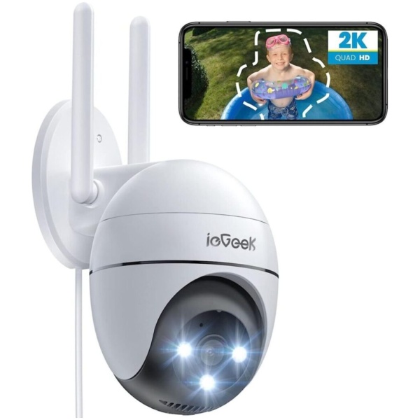 ieGeek 2K Camara Vigilancia WiFi Exterior